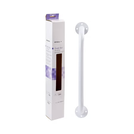 McKesson Wall Grab Bar, 16 Inch - White Steel