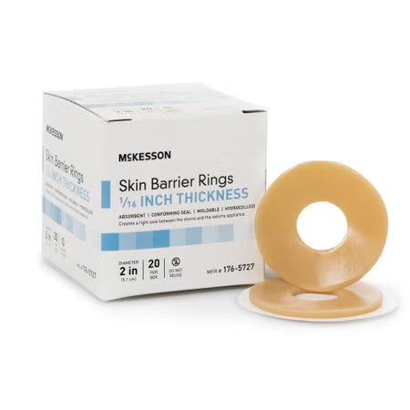 McKesson Skin Barrier Ring for Ostomy, 20 per Box