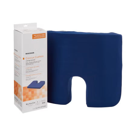 McKesson Coccyx Relief Seat Cushion 18 x 14 x 3" Foam