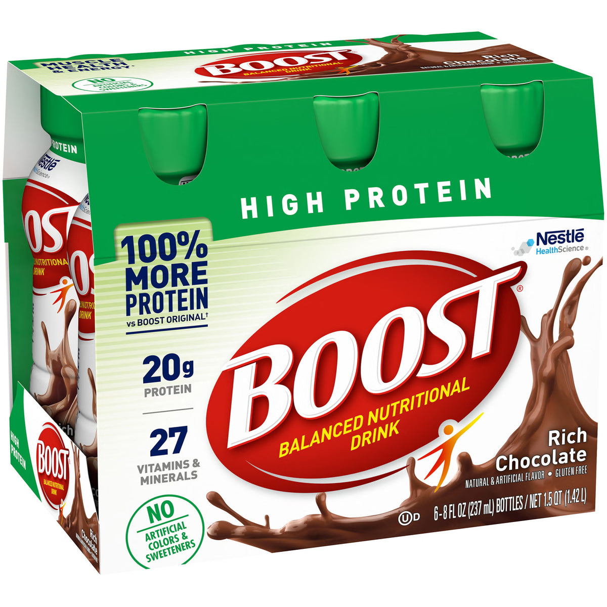 Oral Supplement Boost® High Protein Rich Chocolate 8 oz. Bottle