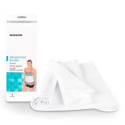 McKesson Abdominal Binder – Medium/Large, 9" High (45"–62" Waist)