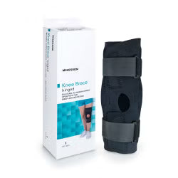 McKesson Hinged Knee Brace – Wraparound with D-Rings, X-Large (23"–26")