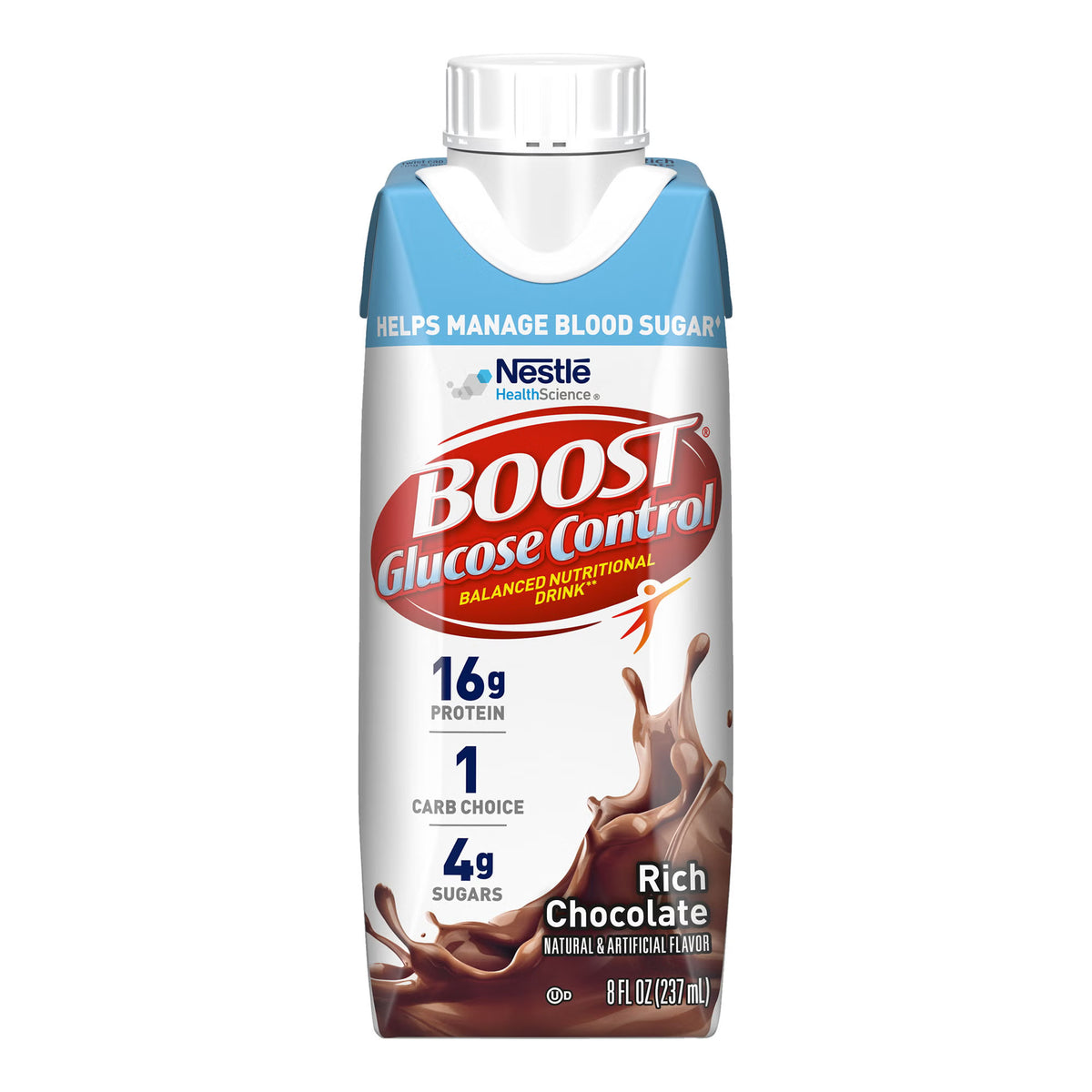 Oral Supplement Boost Glucose Control® Rich Chocolate 8 oz. Bottle