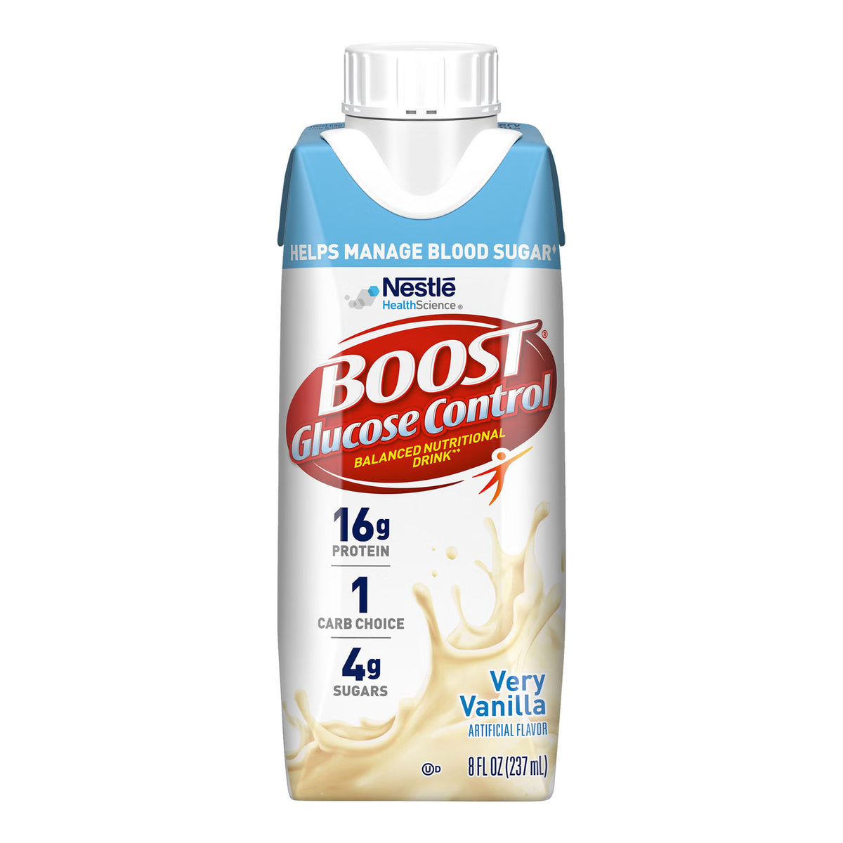 Oral Supplement Boost Glucose Control® Very Vanilla 8 oz. Bottle