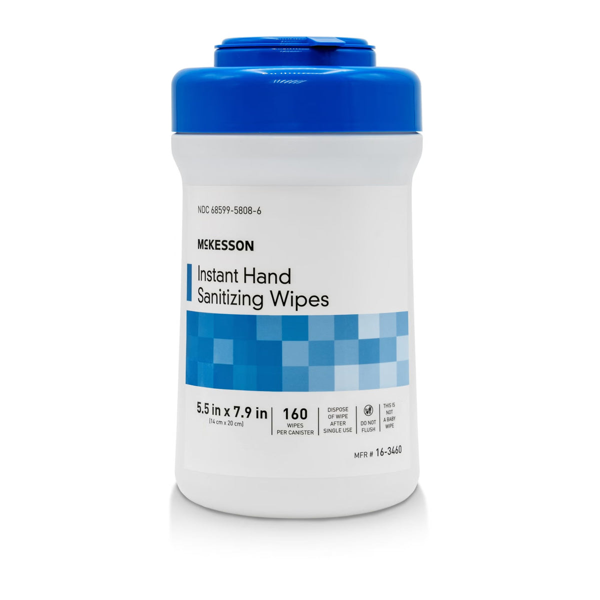 McKesson Hand Sanitizing Wipe Canister 160 Count