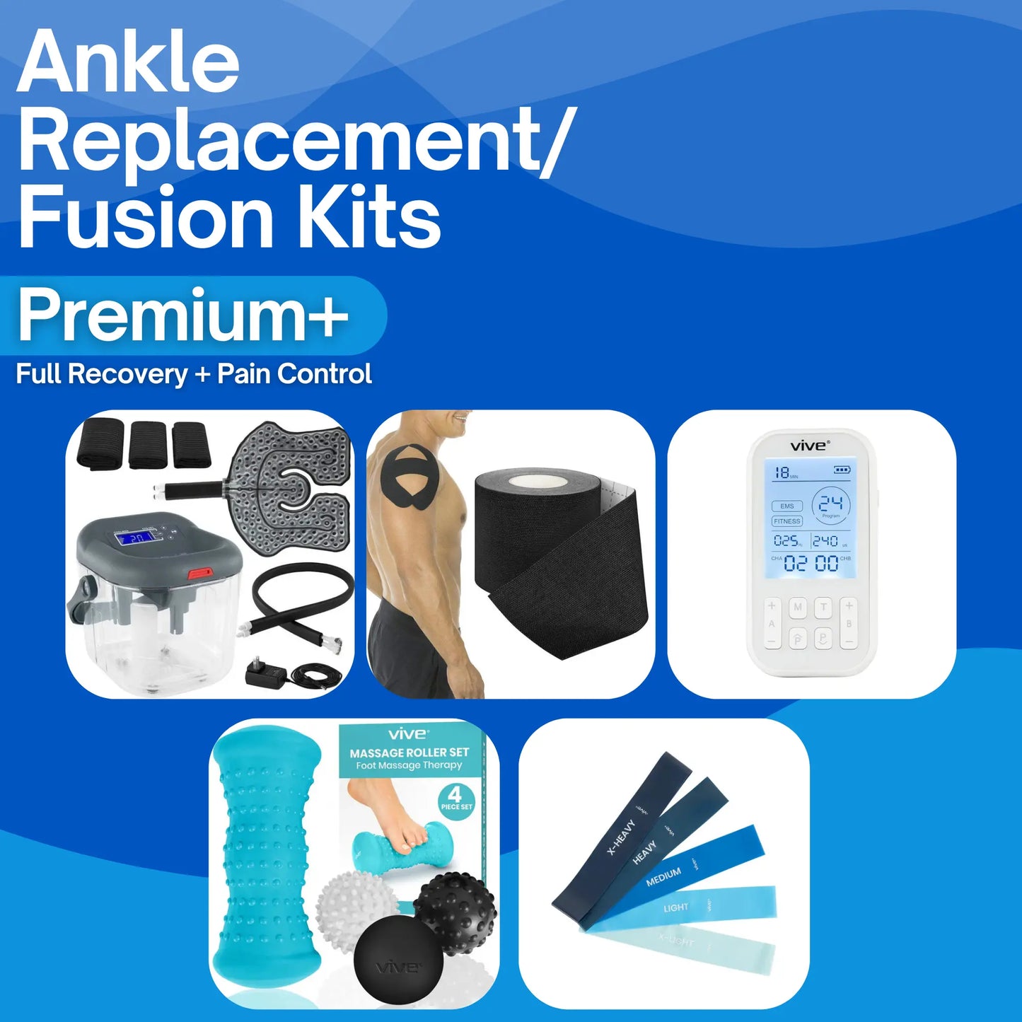 Premium Ankle Recovery Kit – Full Recovery & Pain Relief System SupplyingSeniors.com SupplyingSeniors.com