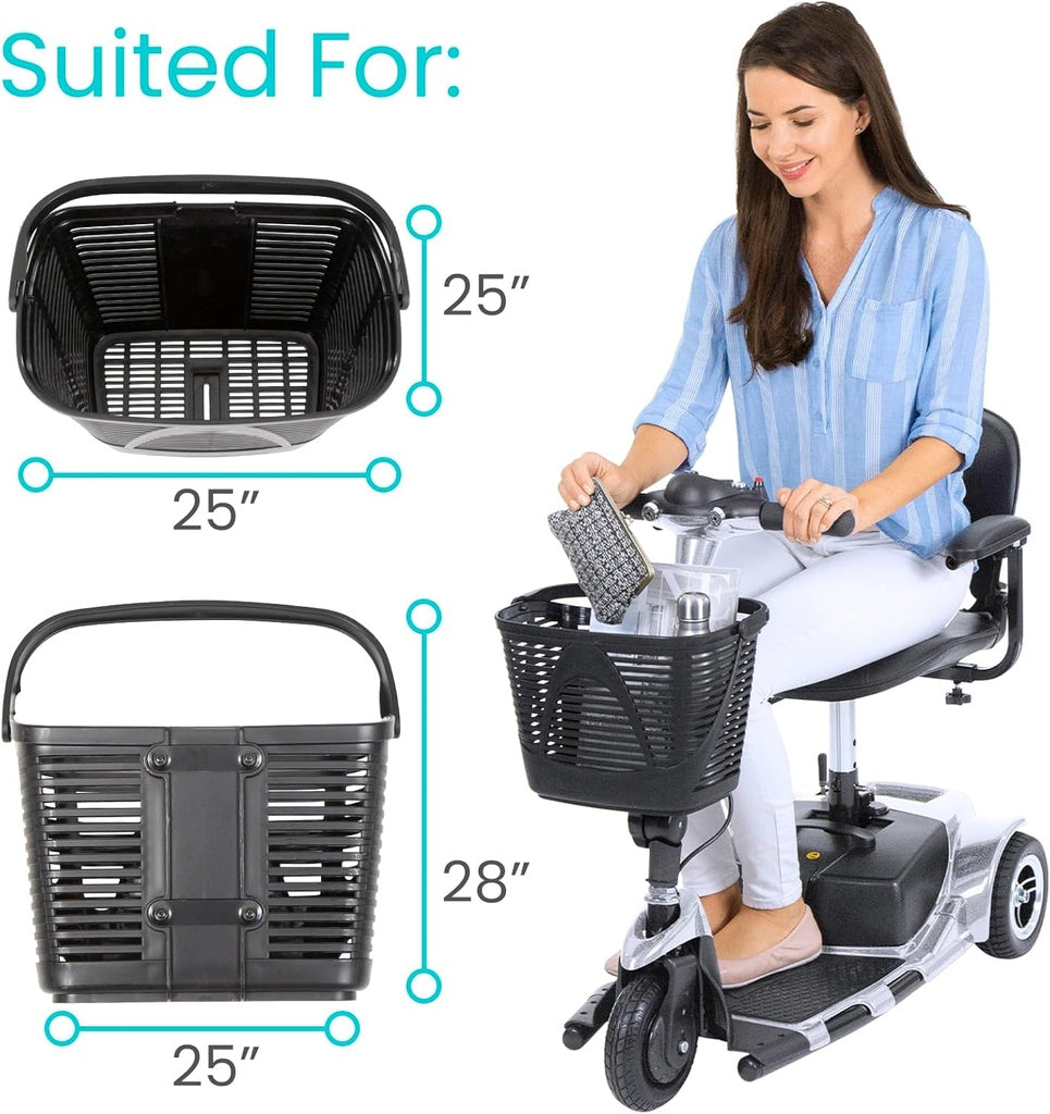 3 Wheel Mobility Scooter Basket SupplyingSeniors.com