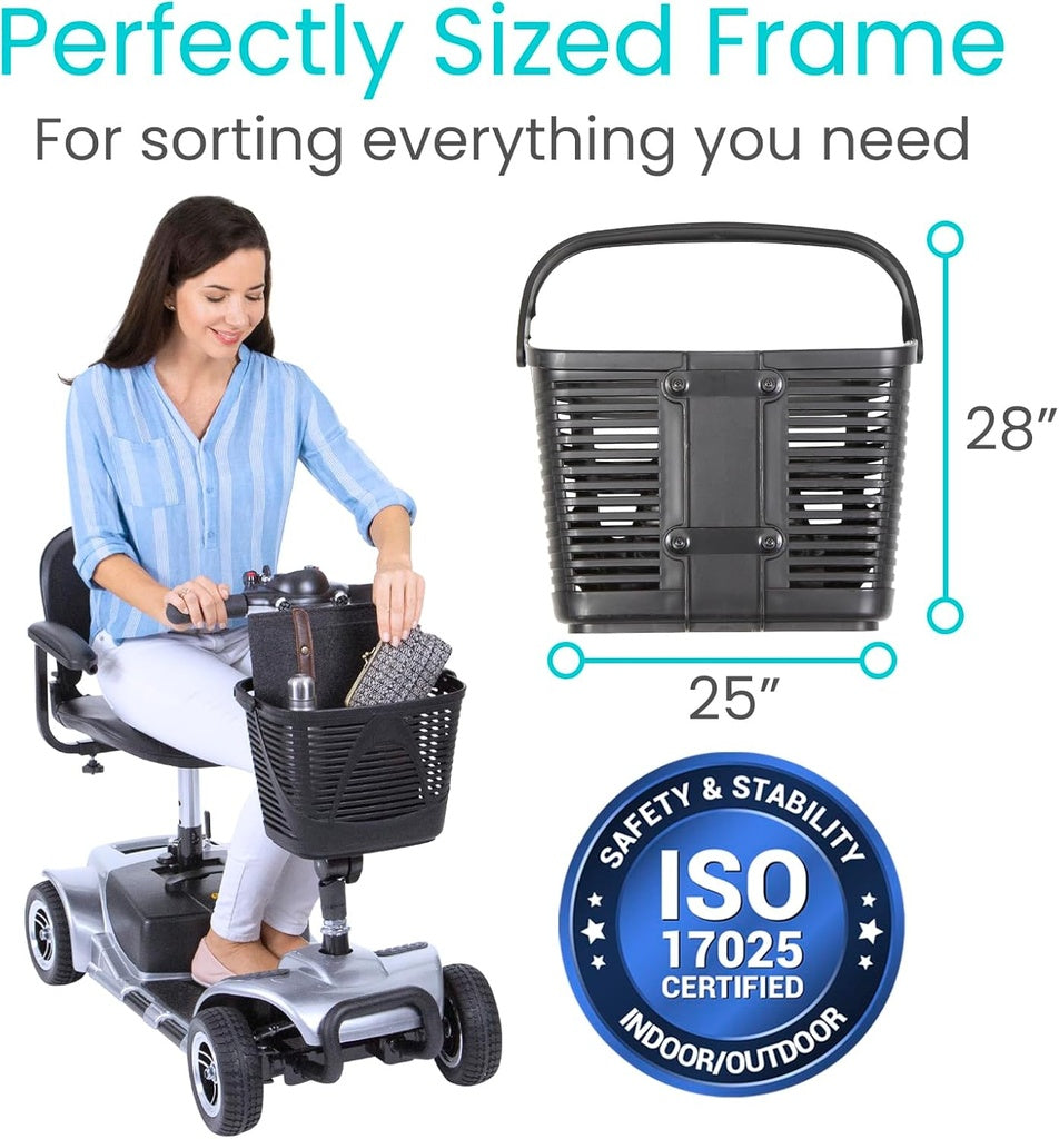 3 Wheel Mobility Scooter Basket SupplyingSeniors.com
