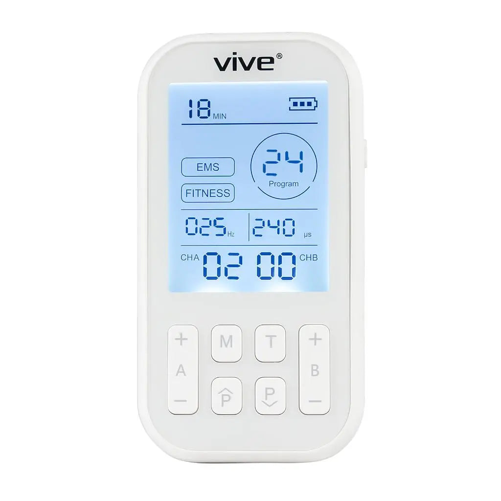 TENS EMS Muscle Stimulator – Rechargeable Pain Relief & Recovery Device SupplyingSeniors.com