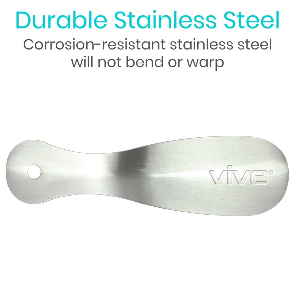 Metal Shoehorn 7.5" SupplyingSeniors.com
