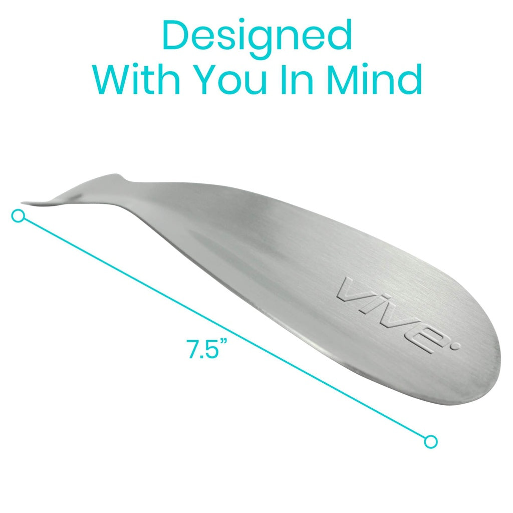 Metal Shoehorn 7.5" SupplyingSeniors.com
