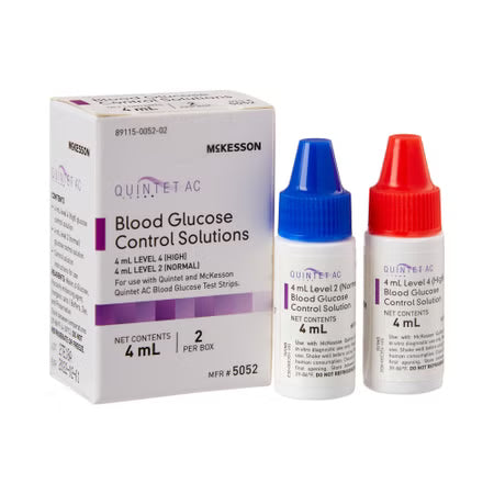 McKesson Quintet AC Blood Glucose Control Solution