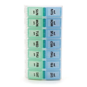 McKesson Pill Organizer 7 Day AM/PM 2 Dose