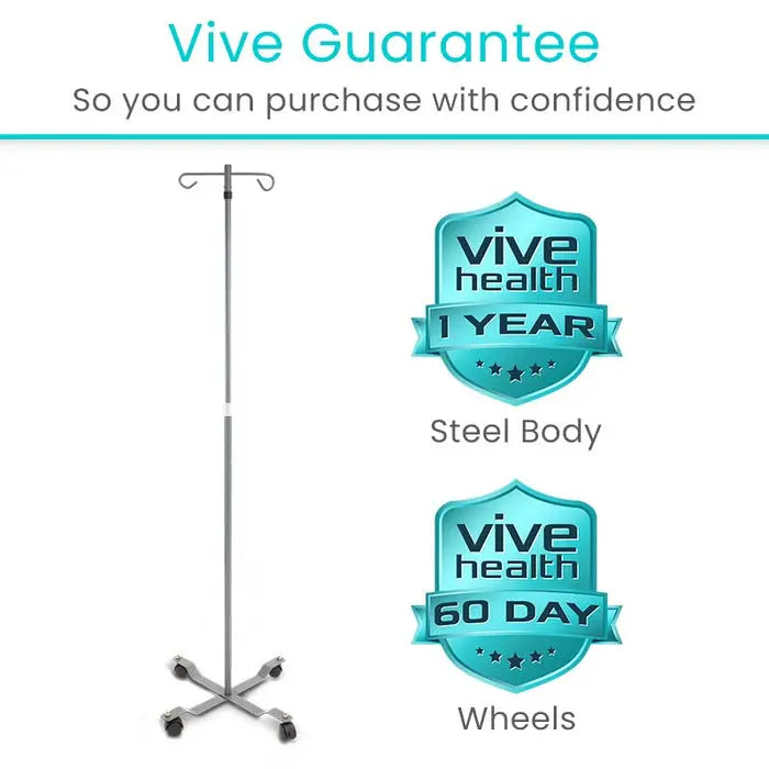 Dual IV Pole Stand Adjustable Steel 20lb Capacity Locking Wheels SupplyingSeniors.com