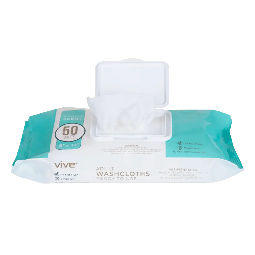 Adult Washcloths Supplying Seniors