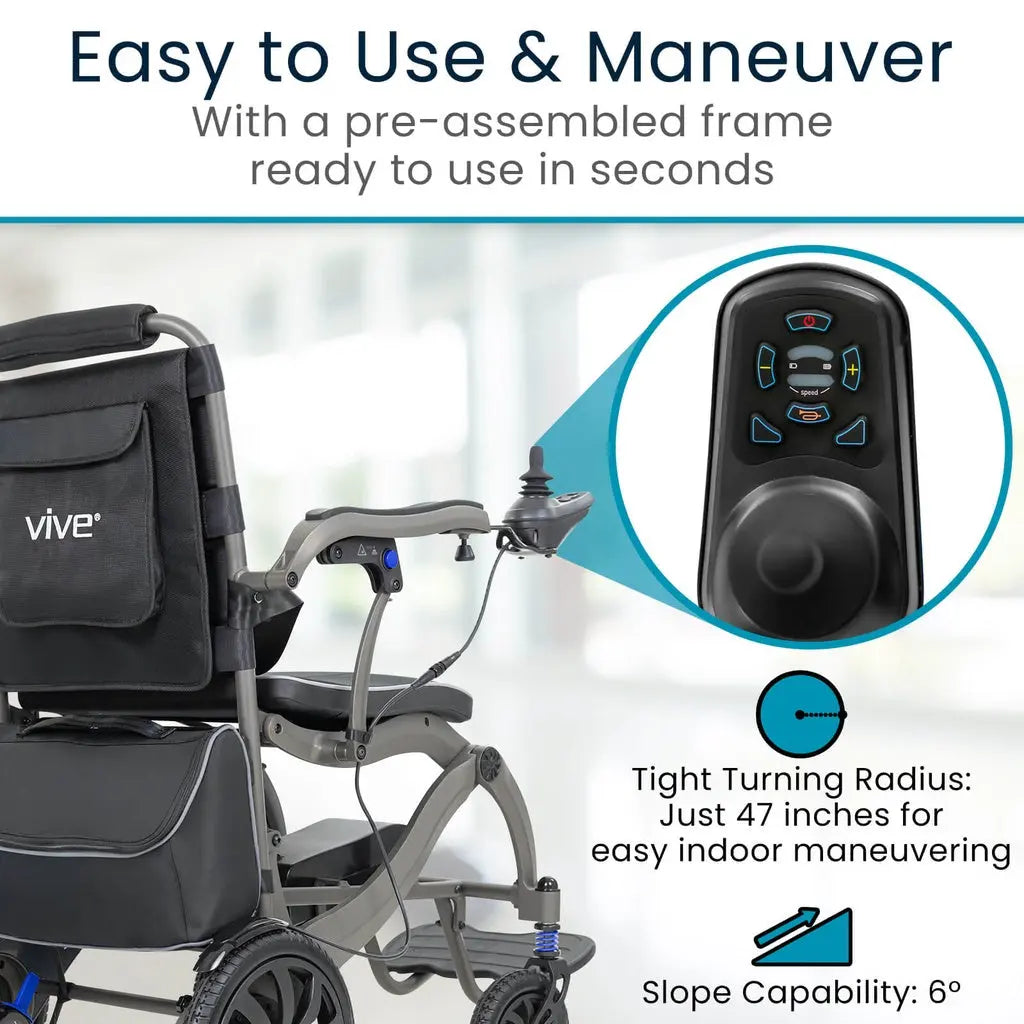 Air Frame Power Wheelchair - Magnesium Collection Supplying Seniors