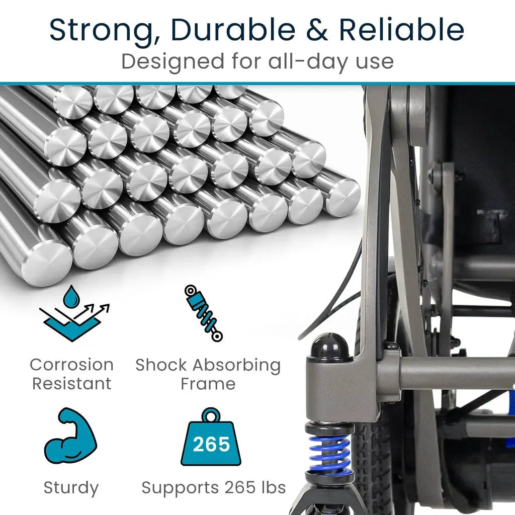 Air Frame Power Wheelchair - Magnesium Collection Supplying Seniors