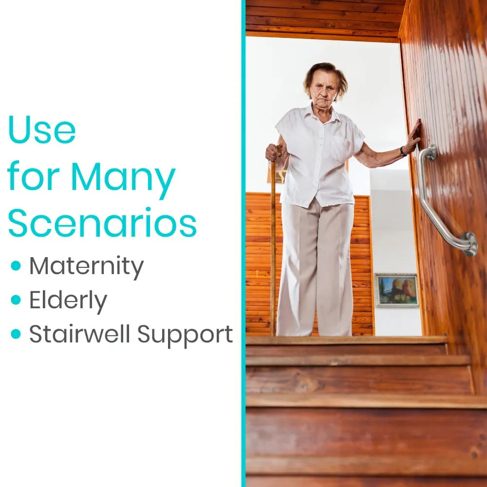 Angled Metal Grab Bar SupplyingSeniors.com