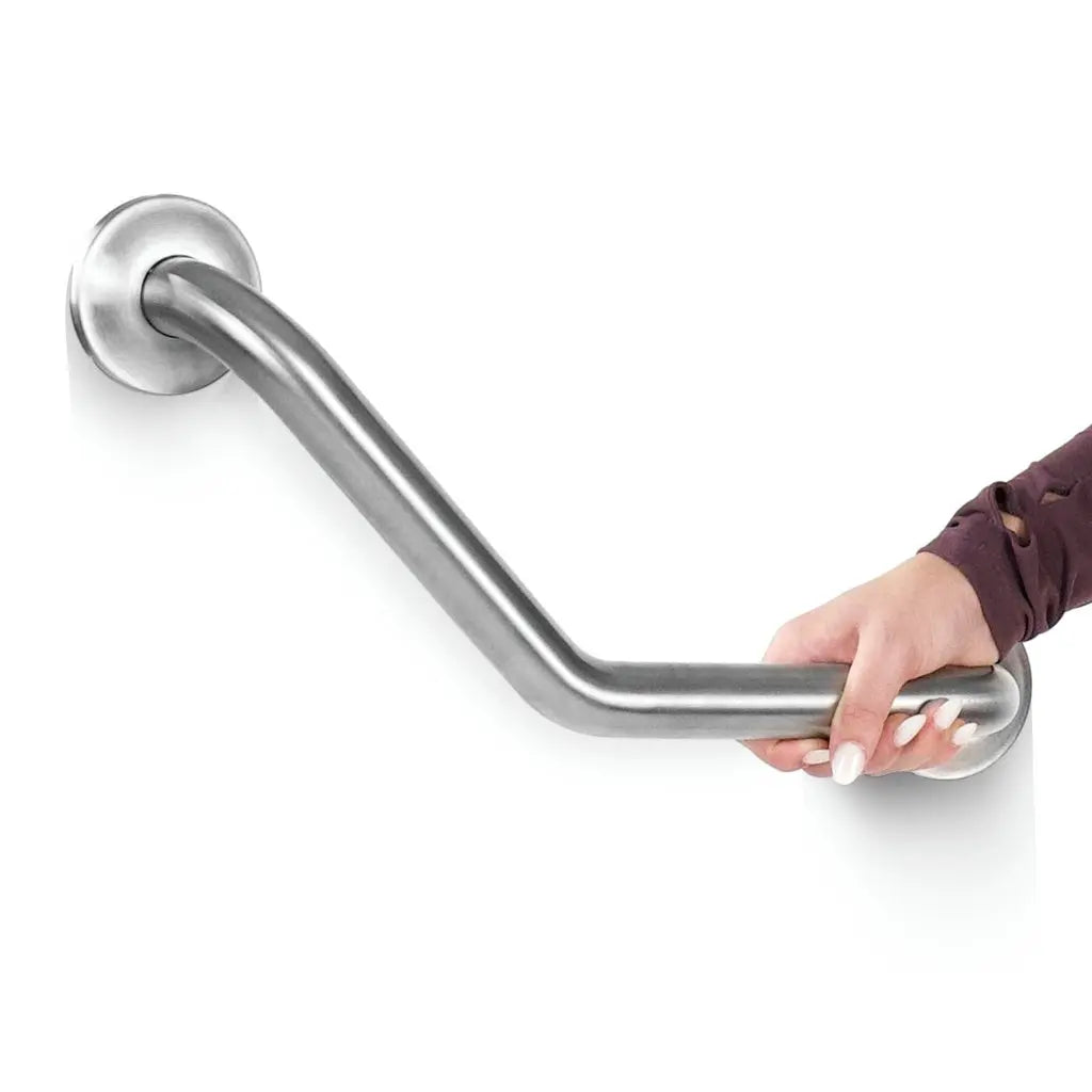 Angled Metal Grab Bar SupplyingSeniors.com