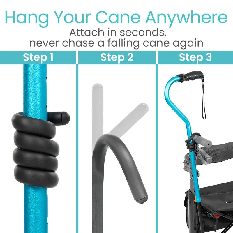 Bendable Phone Holder Universal Cane Walker Accessories 4 Pack SupplyingSeniors.com