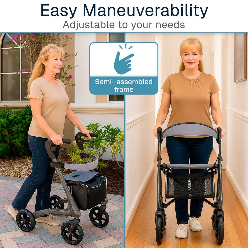 CarbonGlide Rollator Supplying Seniors