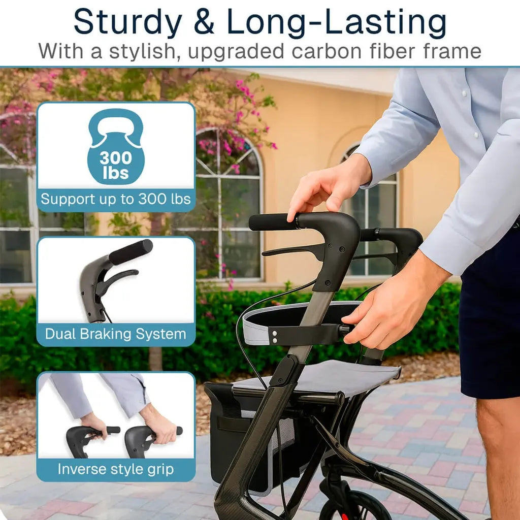 CarbonGlide Rollator Supplying Seniors