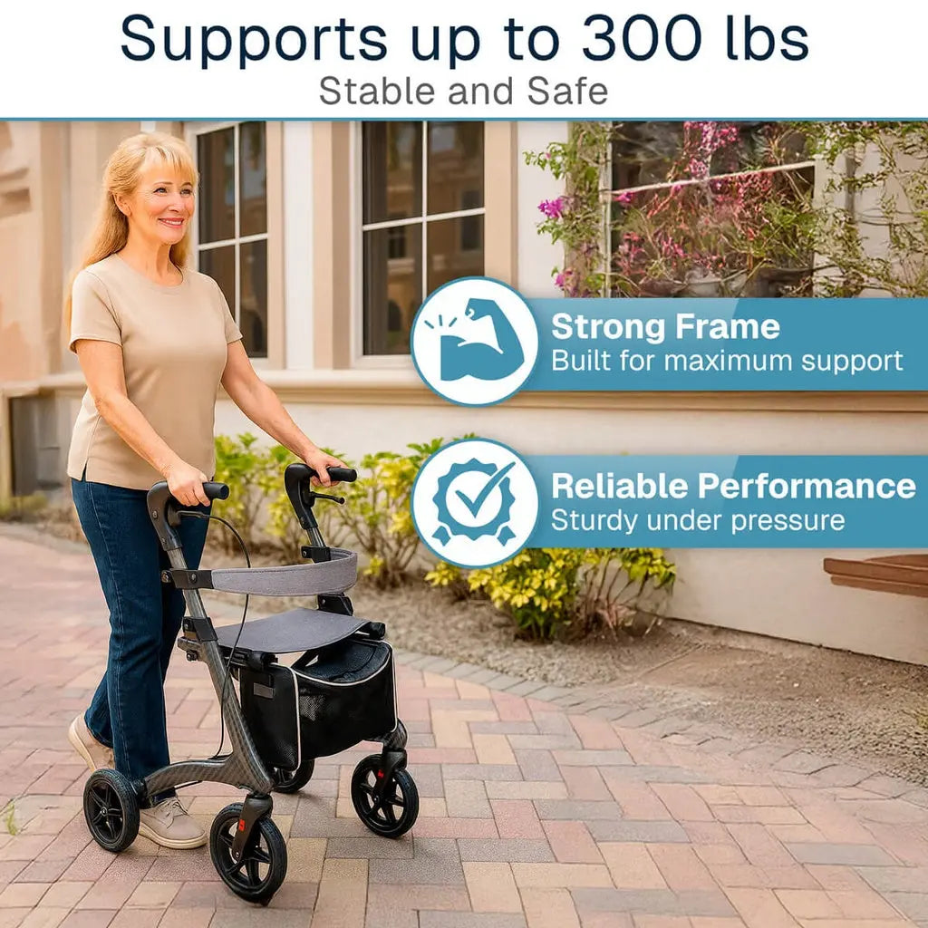 CarbonGlide Rollator Supplying Seniors