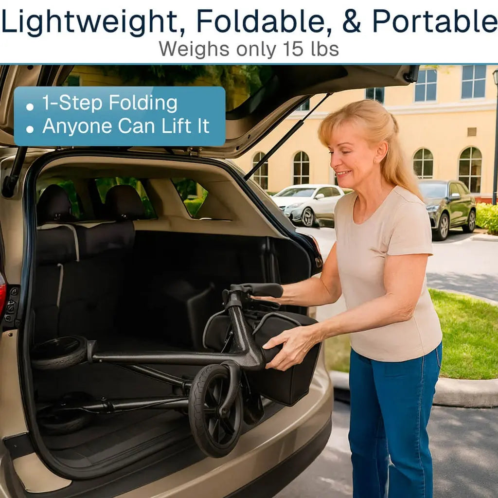 CarbonGlide Rollator Supplying Seniors