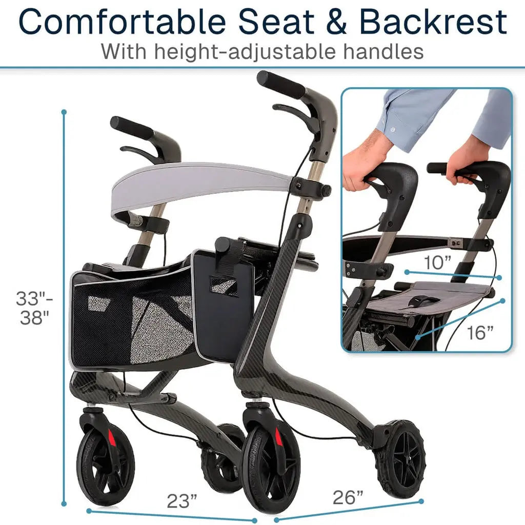 CarbonGlide Rollator Supplying Seniors