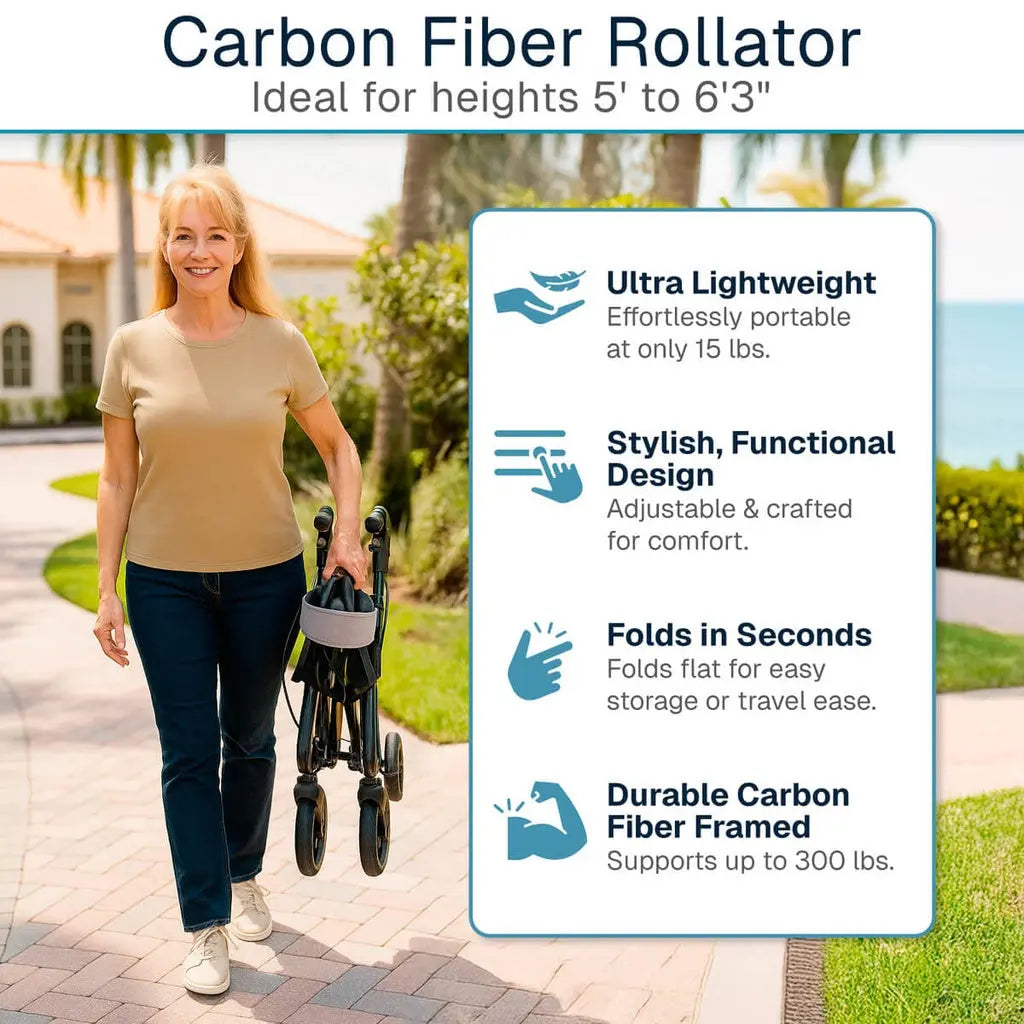 CarbonGlide Rollator Supplying Seniors
