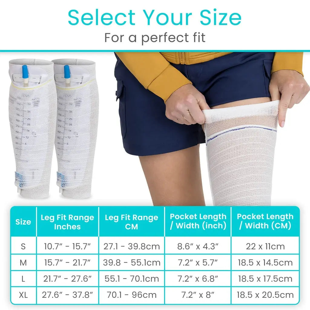 Catheter Leg Bag Holder Sleeves (Pair) Supplying Seniors