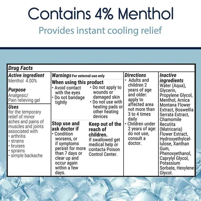 Ultra Freeze Pain Cream - 3oz Roll On - SupplyingSeniors.com