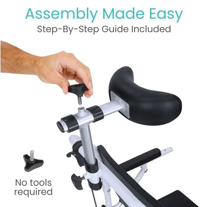 Reclining Shower Commode Transport Chair 3in1 300lb Adjustable SupplyingSeniors.com