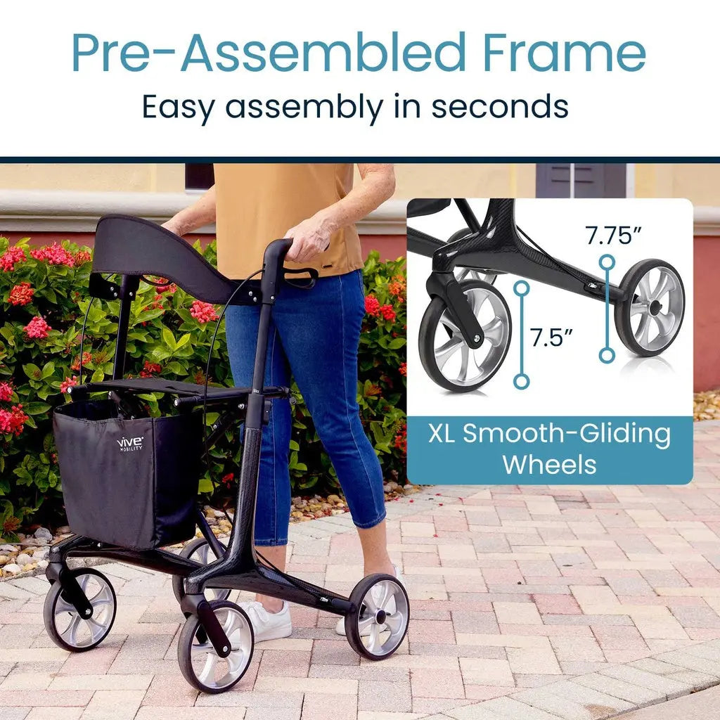 Core Carbon Fiber Rollator Supplying Seniors