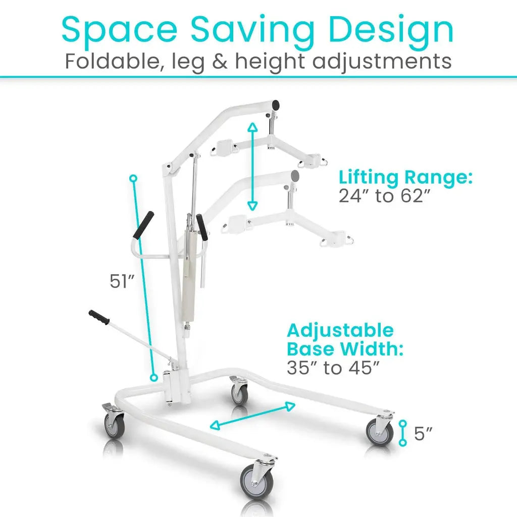Core Hydraulic Patient Lift Supplying Seniors