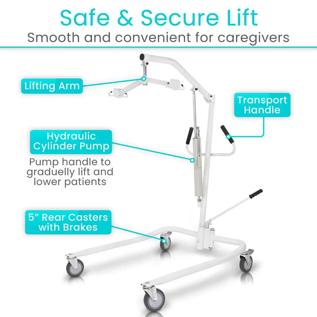 Core Hydraulic Patient Lift Supplying Seniors