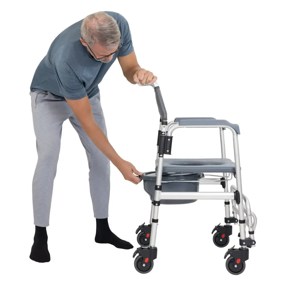 3-in-1 Shower Commode Transport Chair – Rolling Mobility & Toilet Aid SupplyingSeniors.com SupplyingSeniors.com