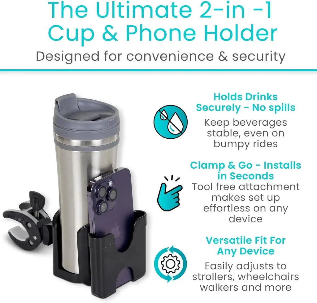 Cup and Phone Holder SupplyingSeniors.com