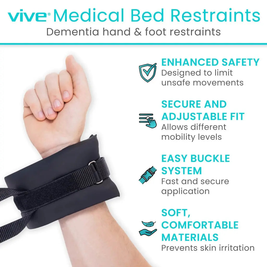 Dementia Hand and Foot Restraints Supplying Seniors