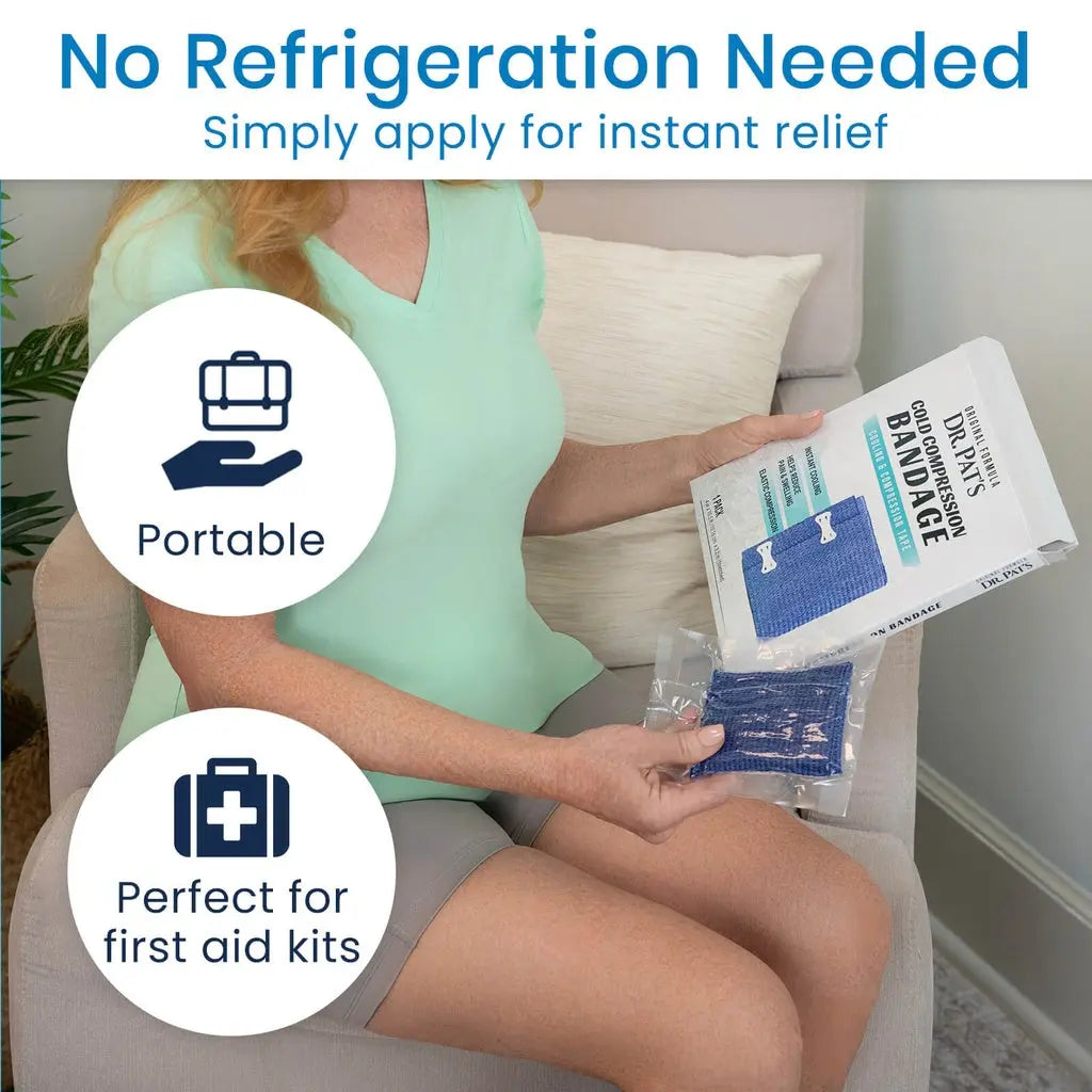 Dr. Pat's Cold Compression Bandage Supplying Seniors