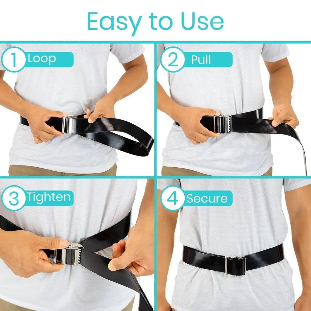 Easy Clean Transfer Belt SupplyingSeniors.com
