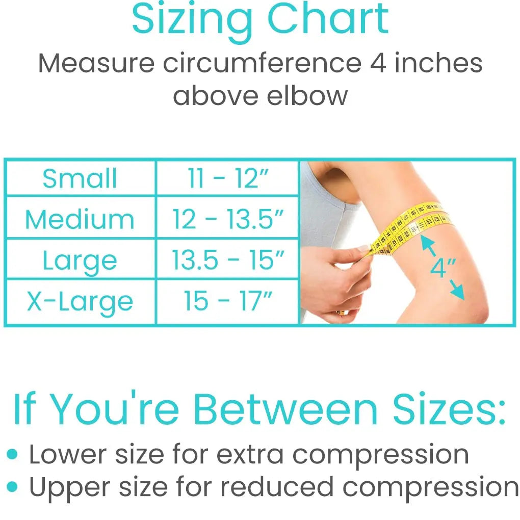 Elbow Compression Sleeve Black SupplyingSeniors.com