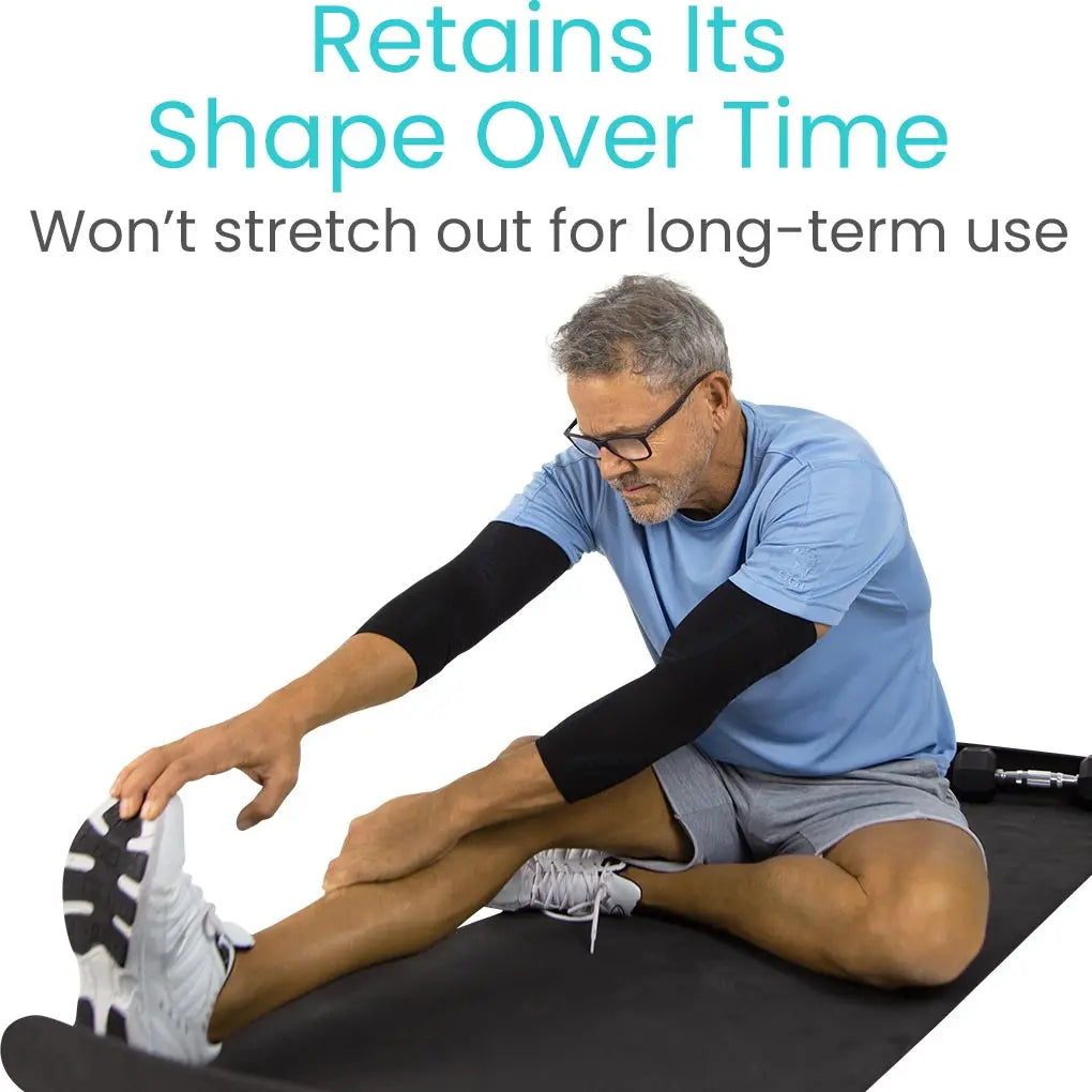 Elbow Compression Sleeve Black SupplyingSeniors.com