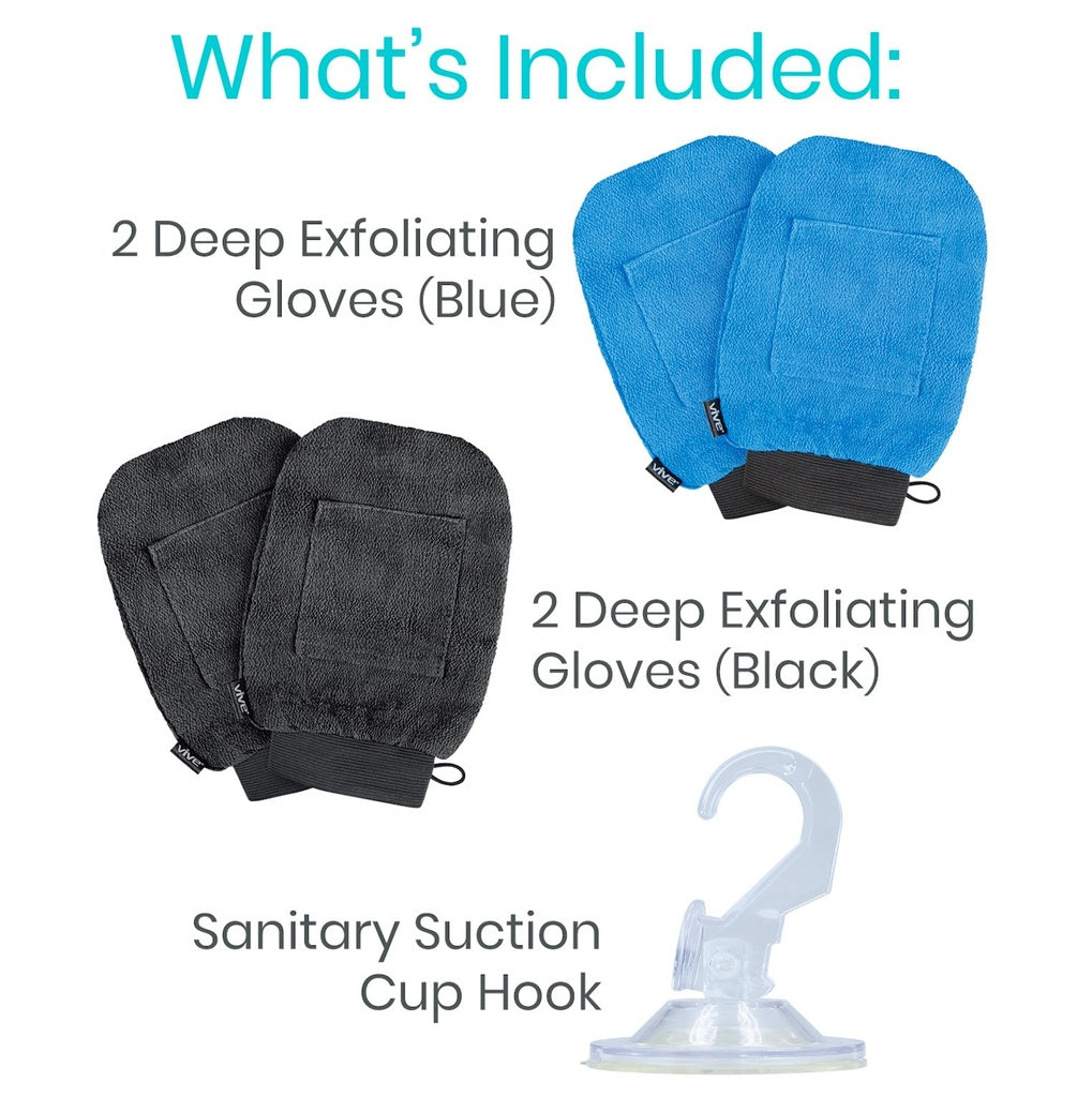 Exfoliating Gloves SupplyingSeniors.com
