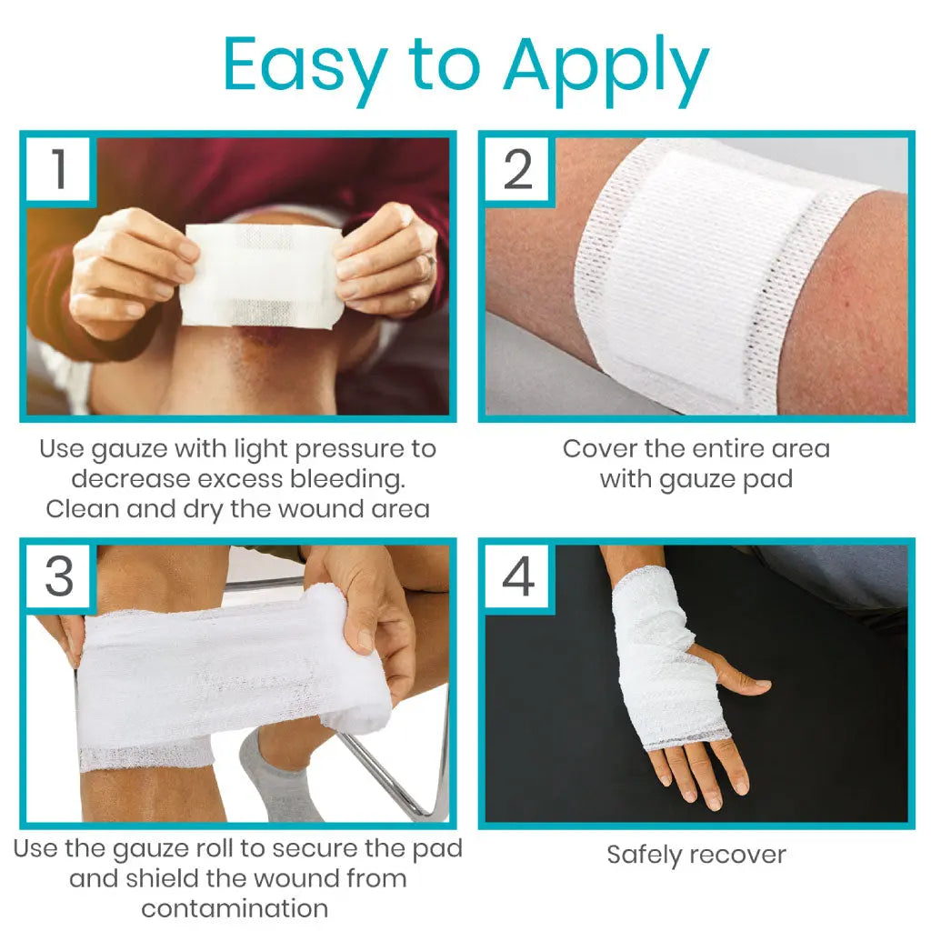 Gauze Rolls (Sterile) Vive Care SupplyingSeniors.com