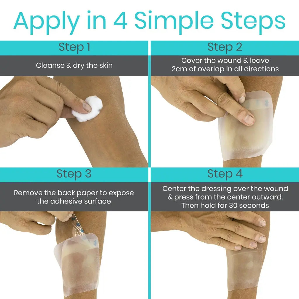 Hydrocolloid Bordered Dressing (Sterile) Vive Care SupplyingSeniors.com
