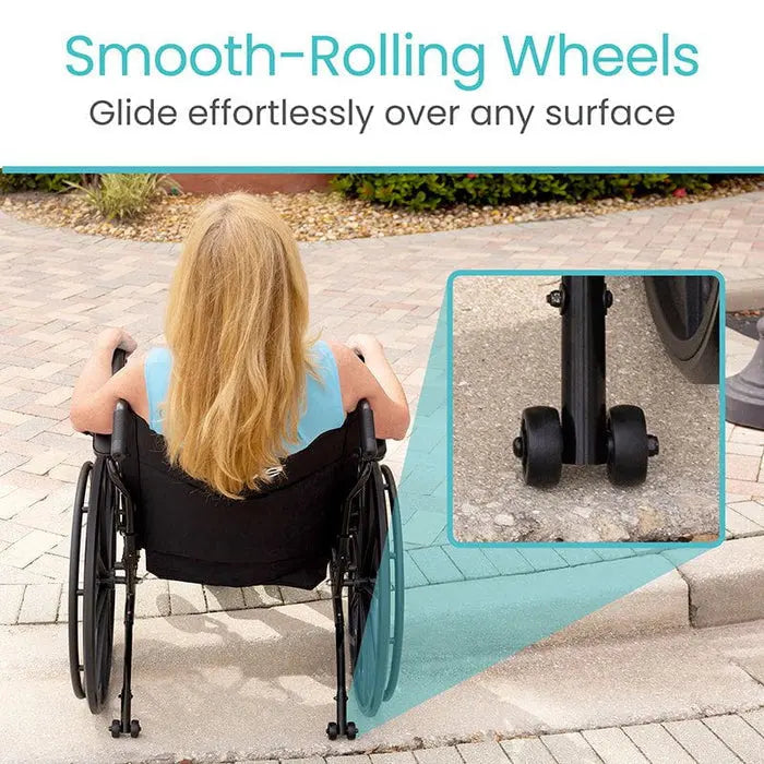 Wheelchair Anti Tippers Steel Straight Push Pin Installation SupplyingSeniors.com
