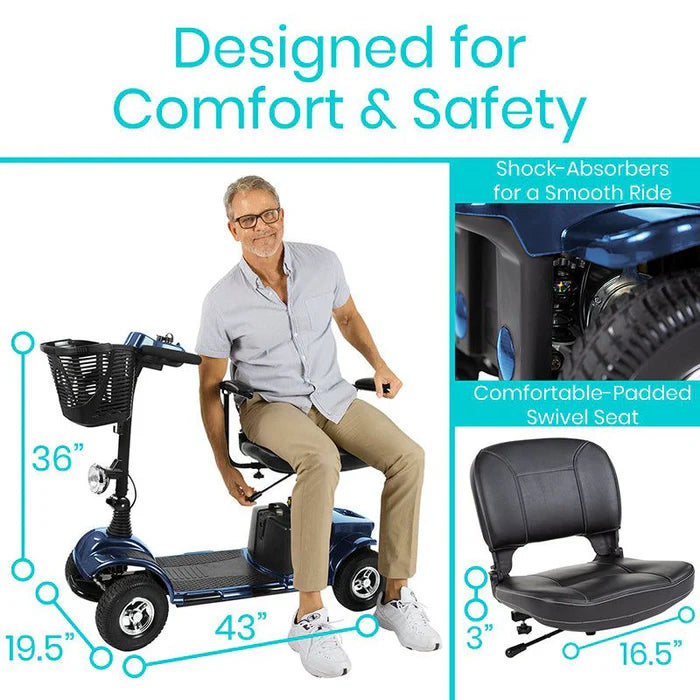 Mobility Scooter Series A VH EXCLUSIVE COLORS (Limited) - SupplyingSeniors.com