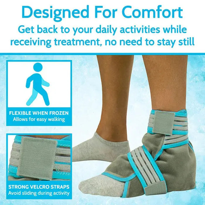 Dual Strap Ankle Hot & Cold Pack - SupplyingSeniors.com
