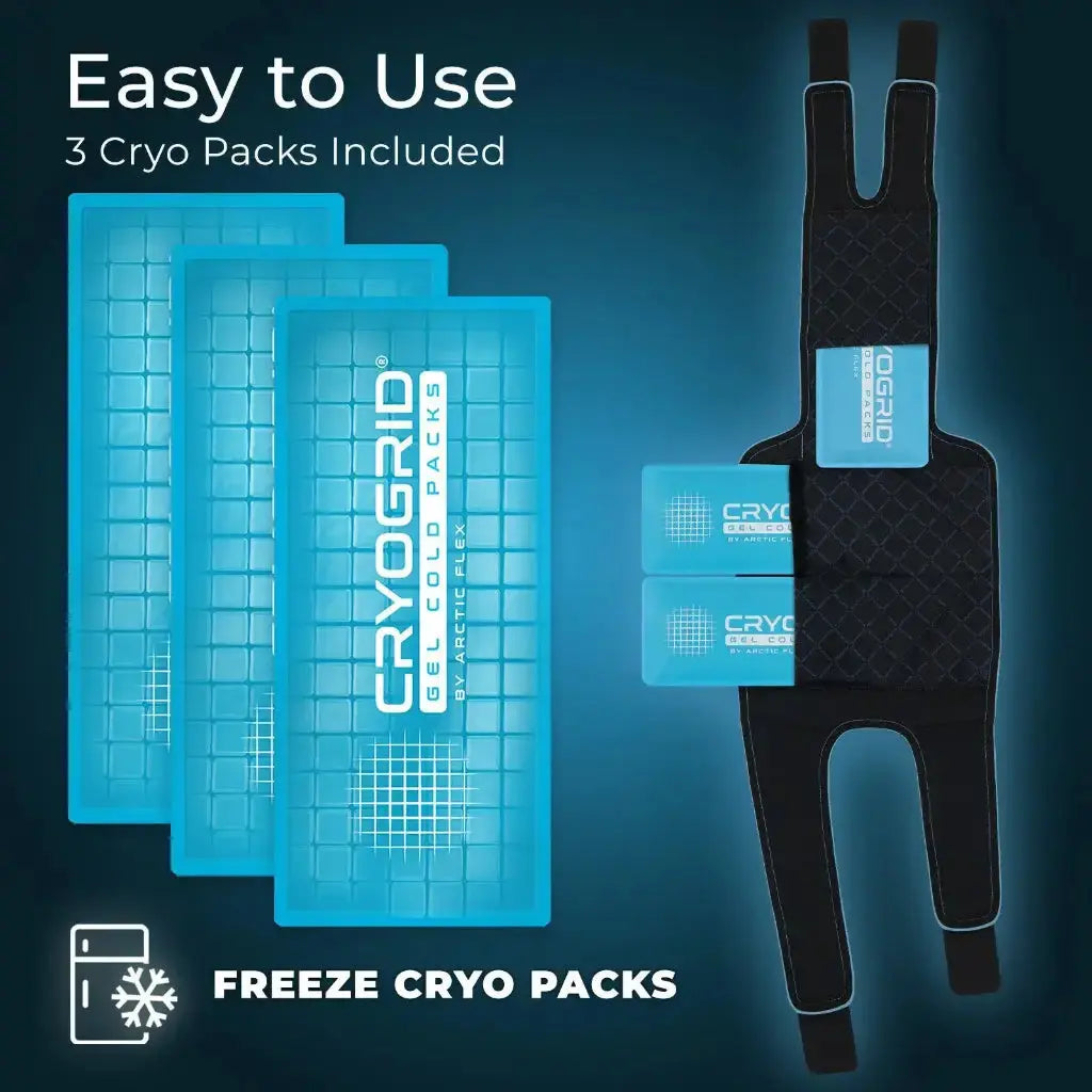 Knee Ice Wrap Cryogrid Supplying Seniors